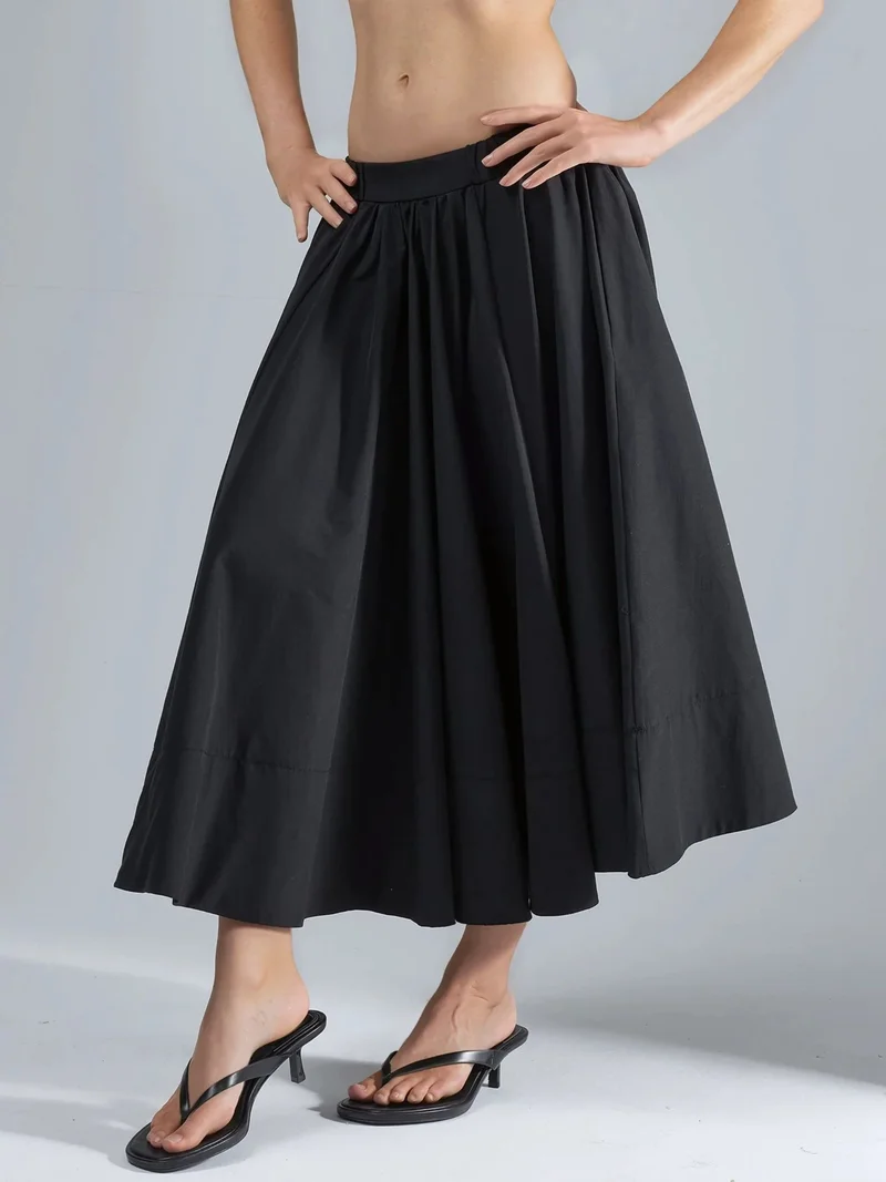 هيكاب تنورة ماكسي بقصة حرف